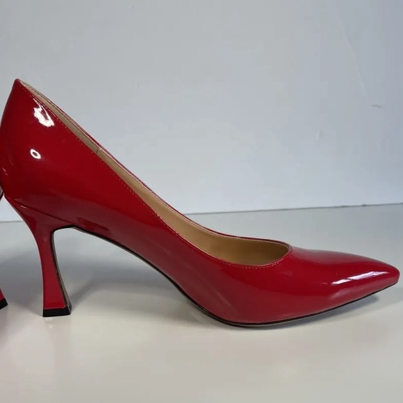 Skysterry Red Patent Pointed Spool Heel, Women’s Size 10/ EU 41, New - Picture 6 of 7